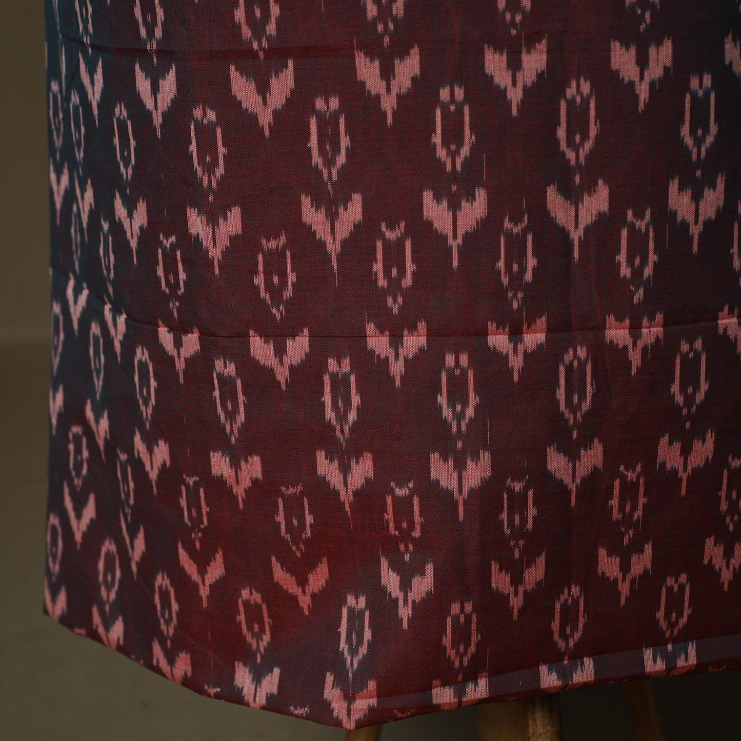 Handloom mercerised cotton pochampally ikat 2pc unstitched