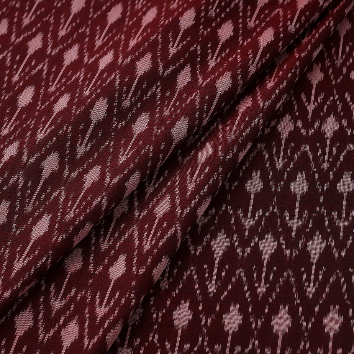 Mercerised cotton pochampally ikat fabric 03 - handcrafted