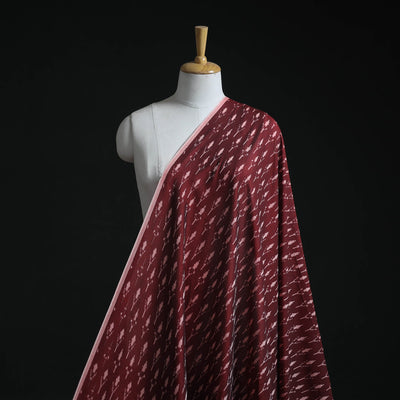 Mercerised cotton pochampally ikat fabric 04 - handcrafted