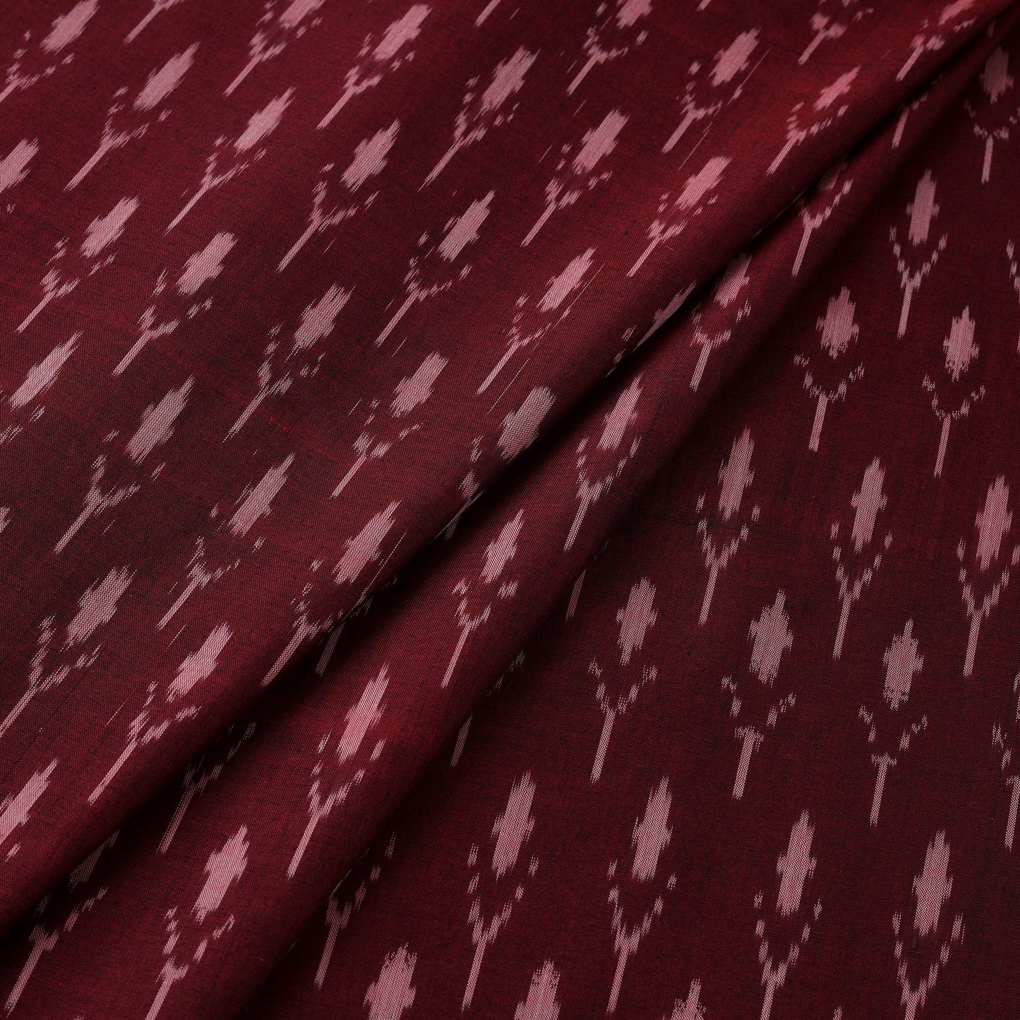 Mercerised cotton pochampally ikat fabric 04 - handcrafted