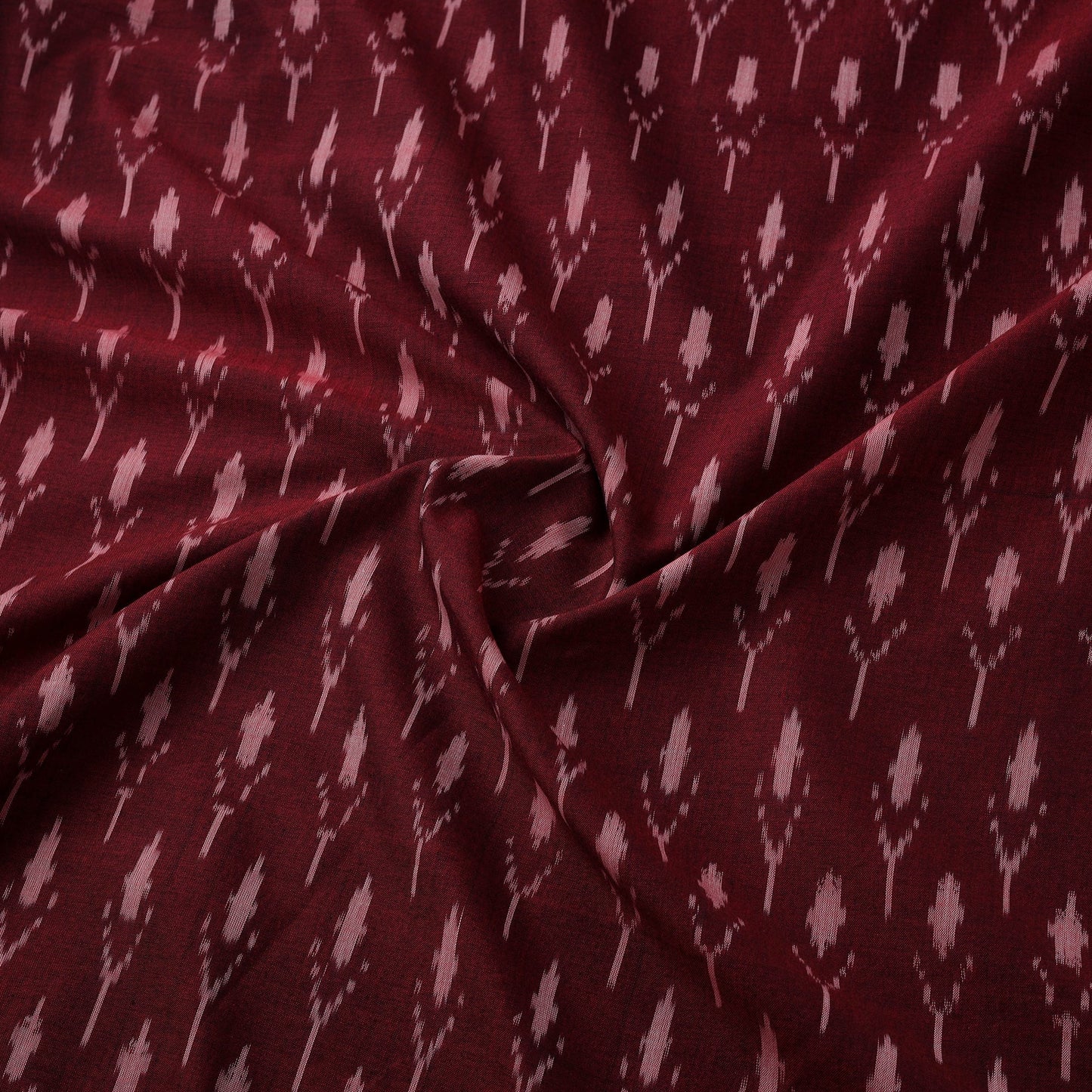 Mercerised cotton pochampally ikat fabric 04 - handcrafted