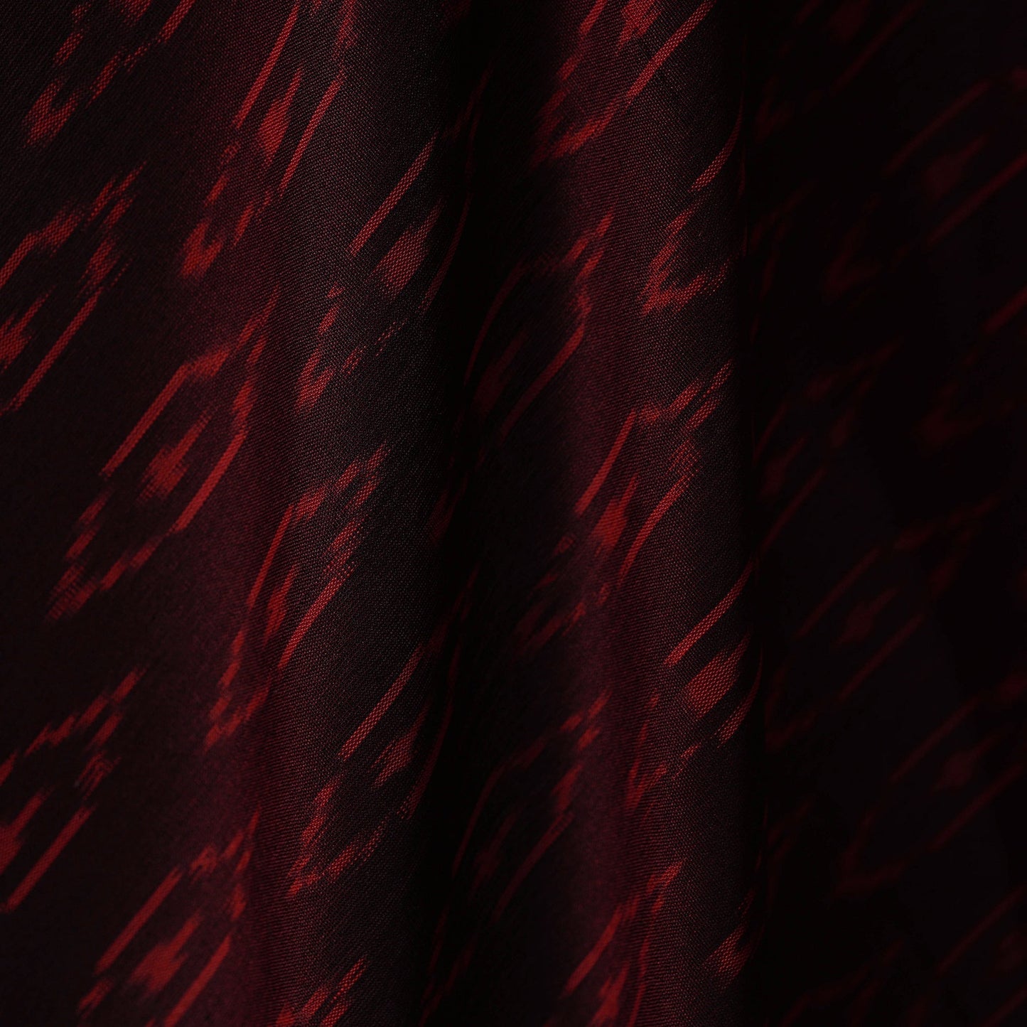 Mercerised cotton pochampally ikat fabric 10 - handcrafted