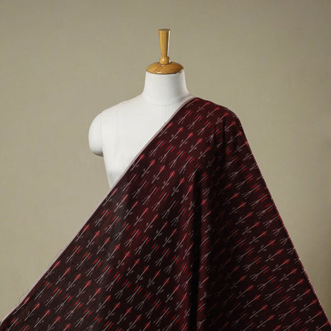 Mercerised cotton pochampally ikat fabric 15 - handcrafted