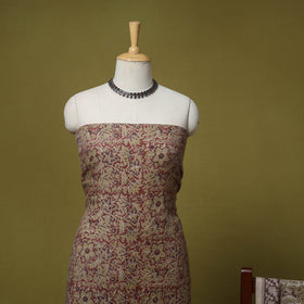 Merino wool pedana kalamkari 3pc unstitched dress material