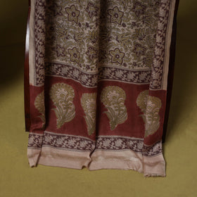 Merino wool pedana kalamkari 3pc unstitched dress material