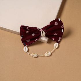 Mirror shell work women’s bow hair clip 32 - handcrafted
