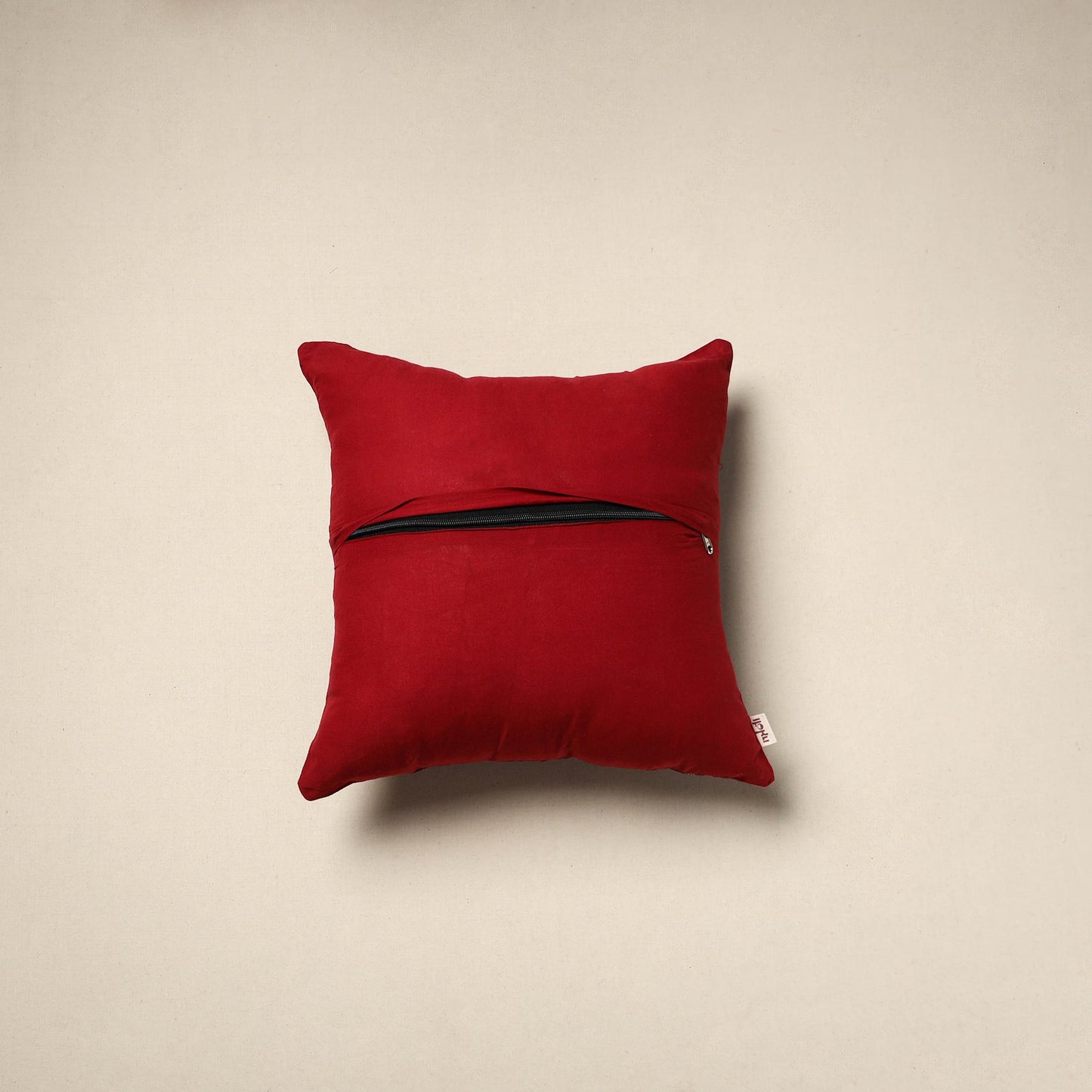 Modal silk patch pochampally ikat cushion cover 02