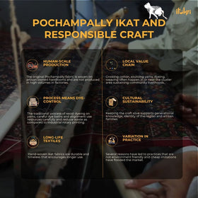 Modal silk patch pochampally ikat cushion cover 20