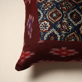 Modal silk patch pochampally ikat cushion cover 29