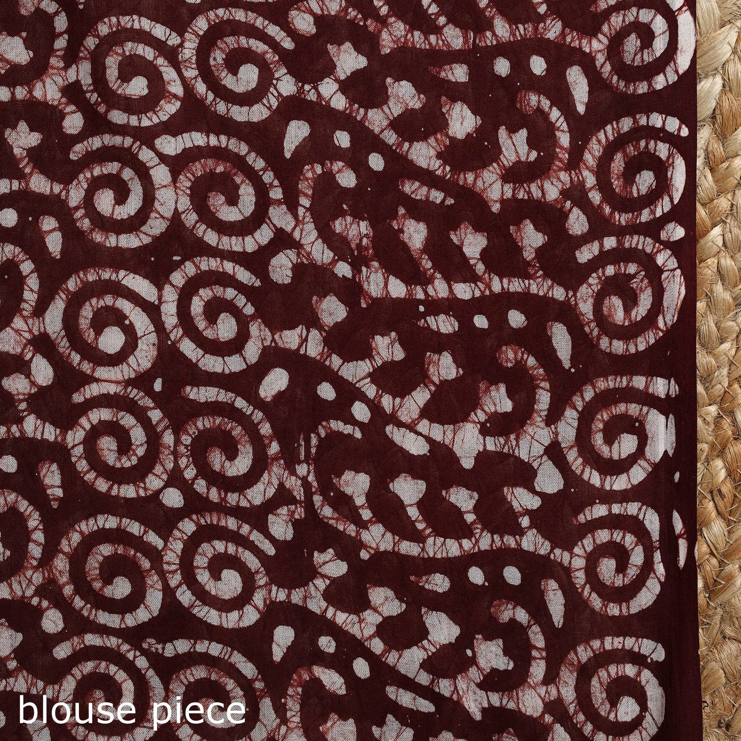 Mul cotton hand batik saree 02 - handcrafted