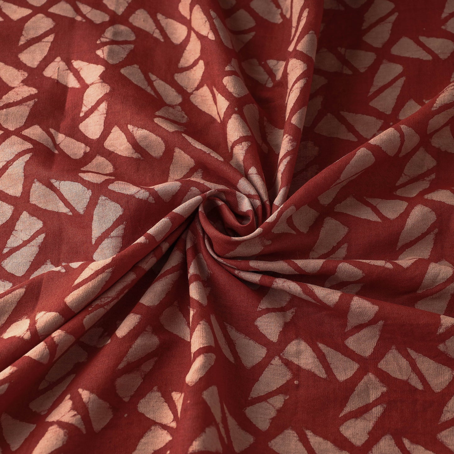  Pipad Block Printing Mulberry Silk Cotton Handloom Fabric 