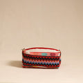  Multicolor Jacquard Weave Cotton Toiletry Pouch 