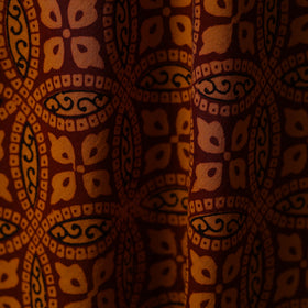 Natural dyed cotton hand bagh fabric 18 - handcrafted