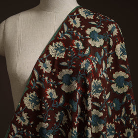 Natural dyed cotton hand block bagru print fabric 02