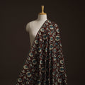 Natural dyed cotton hand block bagru print fabric 02