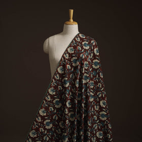 Natural dyed cotton hand block bagru print fabric 02