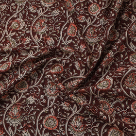 Natural dyed hand block print cotton kalamkari fabric 13