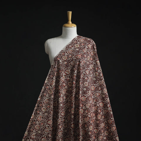 Natural dyed hand block print cotton kalamkari fabric 13