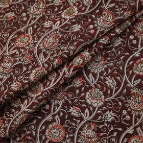 Natural dyed hand block print cotton kalamkari fabric 13
