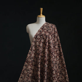 Natural dyed hand block print cotton kalamkari fabric 23