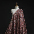 Natural dyed hand block print cotton kalamkari fabric 25
