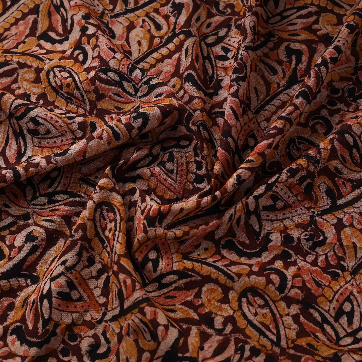 Natural dyed hand block print pure mul cotton pedana