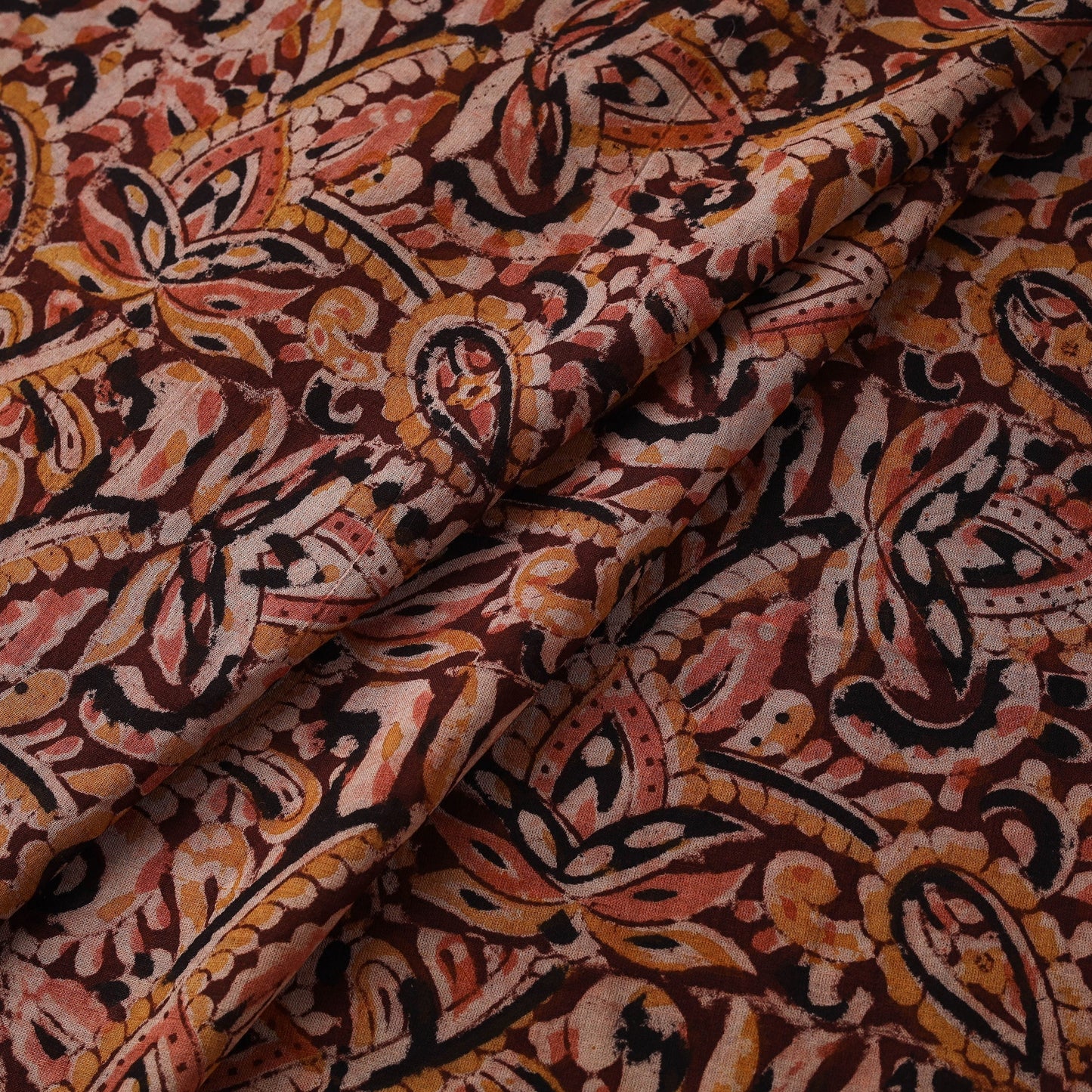 Natural dyed hand block print pure mul cotton pedana