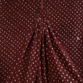 Maroon - natural dyed kutch tie-dye mul cotton bandhani
