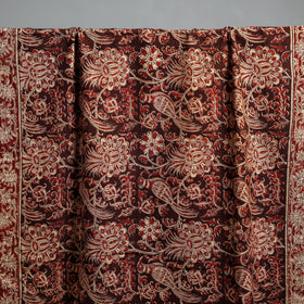 Natural dyed pedana kalamkari printed handloom cotton towel