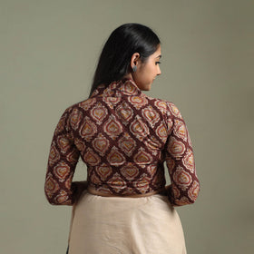Maroon - pedana hand block print cotton natural dyed
