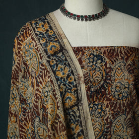 Pedana hand block print natural dyed cotton kalamkari 2pc