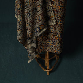 Pedana hand block print natural dyed cotton kalamkari 2pc