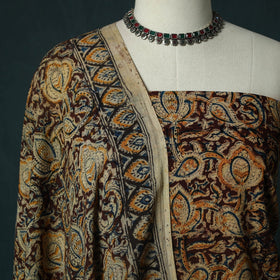 Pedana hand block print natural dyed cotton kalamkari 2pc