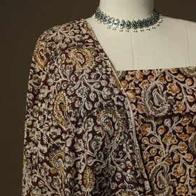 Pedana hand block print natural dyed cotton kalamkari 2pc