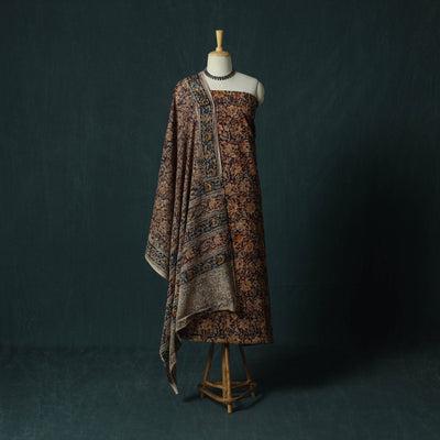 Pedana hand block print natural dyed cotton kalamkari 2pc