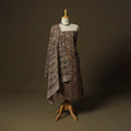 Pedana hand block print natural dyed cotton kalamkari 2pc