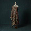 Pedana hand block print natural dyed cotton kalamkari 2pc