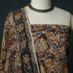 Pedana hand block print natural dyed cotton kalamkari 2pc