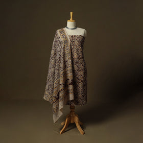 Pedana hand block print natural dyed cotton kalamkari 2pc