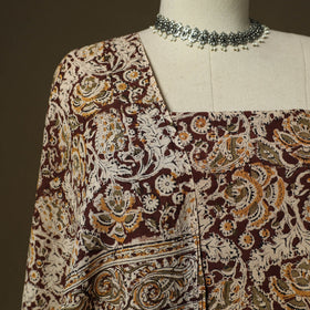 Pedana hand block print natural dyed cotton kalamkari 2pc