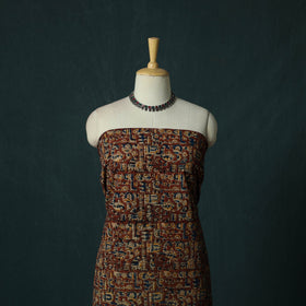 Pedana hand block print natural dyed cotton kalamkari 2pc