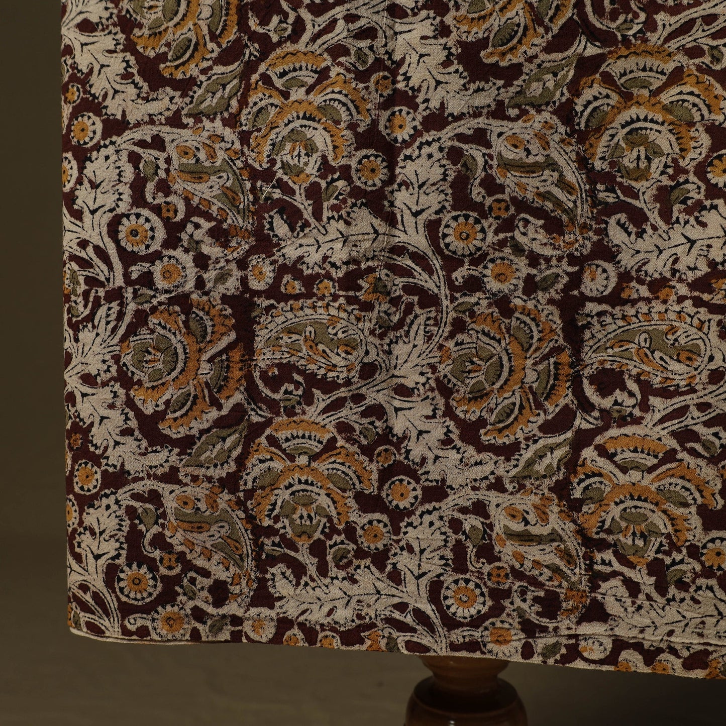 Pedana hand block print natural dyed cotton kalamkari 2pc