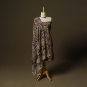 Pedana hand block print natural dyed cotton kalamkari 2pc