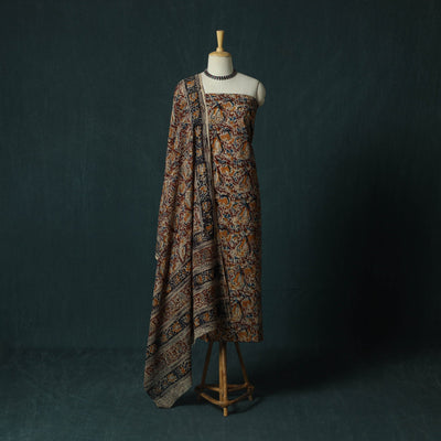 Pedana hand block print natural dyed cotton kalamkari 2pc