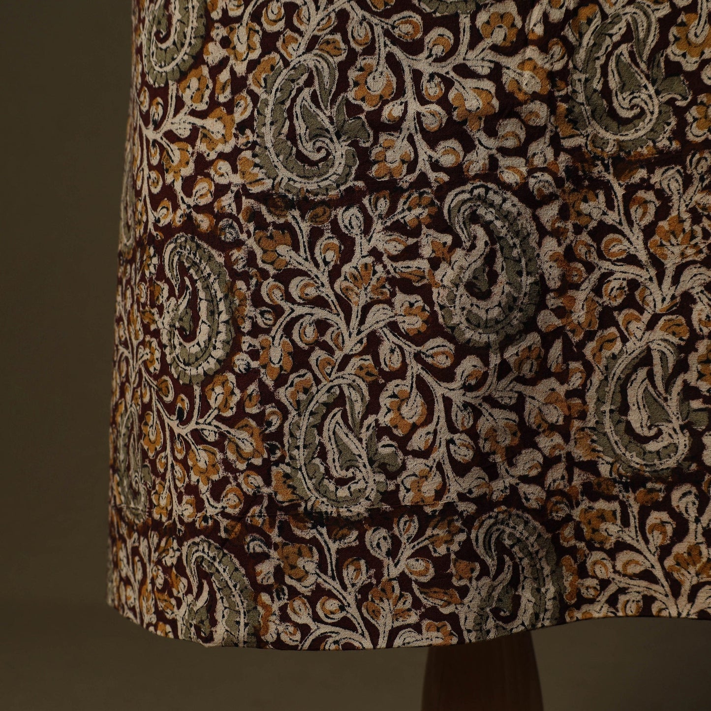 Pedana hand block print natural dyed cotton kalamkari 2pc