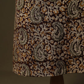 Pedana hand block print natural dyed cotton kalamkari 2pc