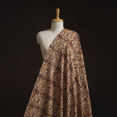 Pedana hand block print natural dyed cotton kalamkari