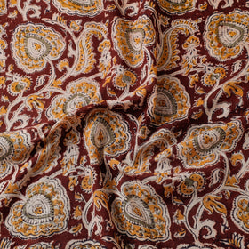  Pedana Kalamkari Block Printed Mul Cotton Fabric 
