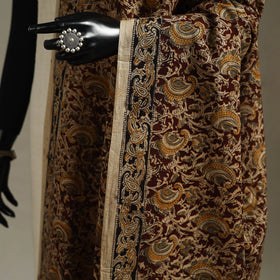 Pedana natural dyed cotton kalamkari dupatta 01