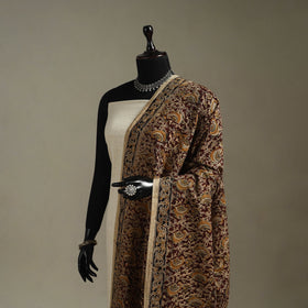 Pedana natural dyed cotton kalamkari dupatta 01